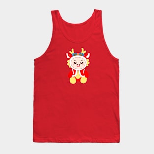 Chinese zodiac Dragon Male Tank Top